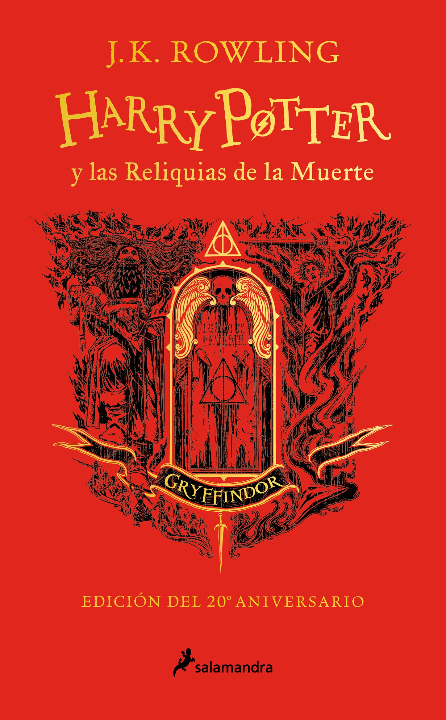 Harry Potter y las reliquias de la muerte (edición Gryffindor del 20º aniversario)
