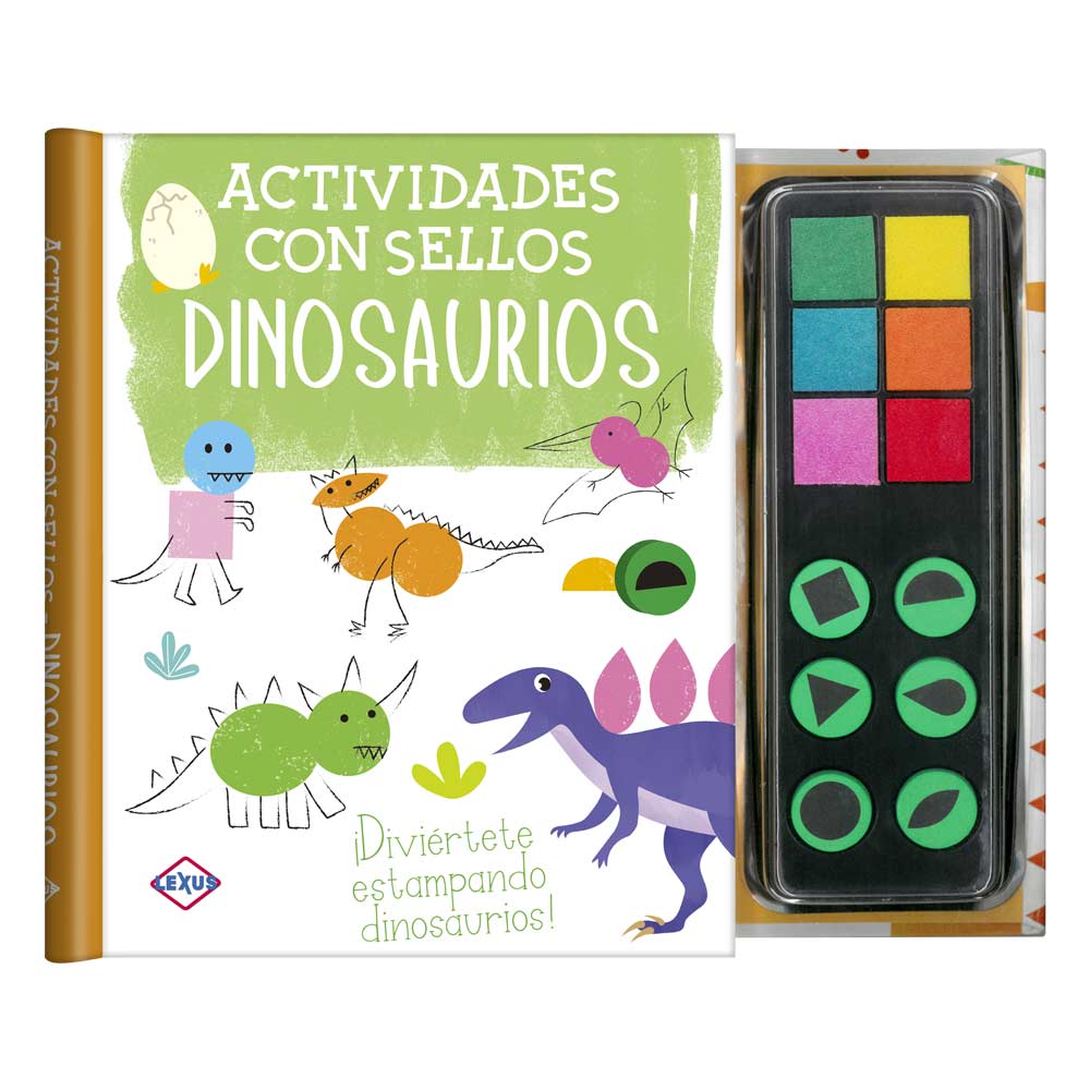 Actividades con Sellos Dinosaurios