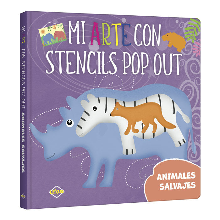 Stencil Pop Out Animales Salvajes