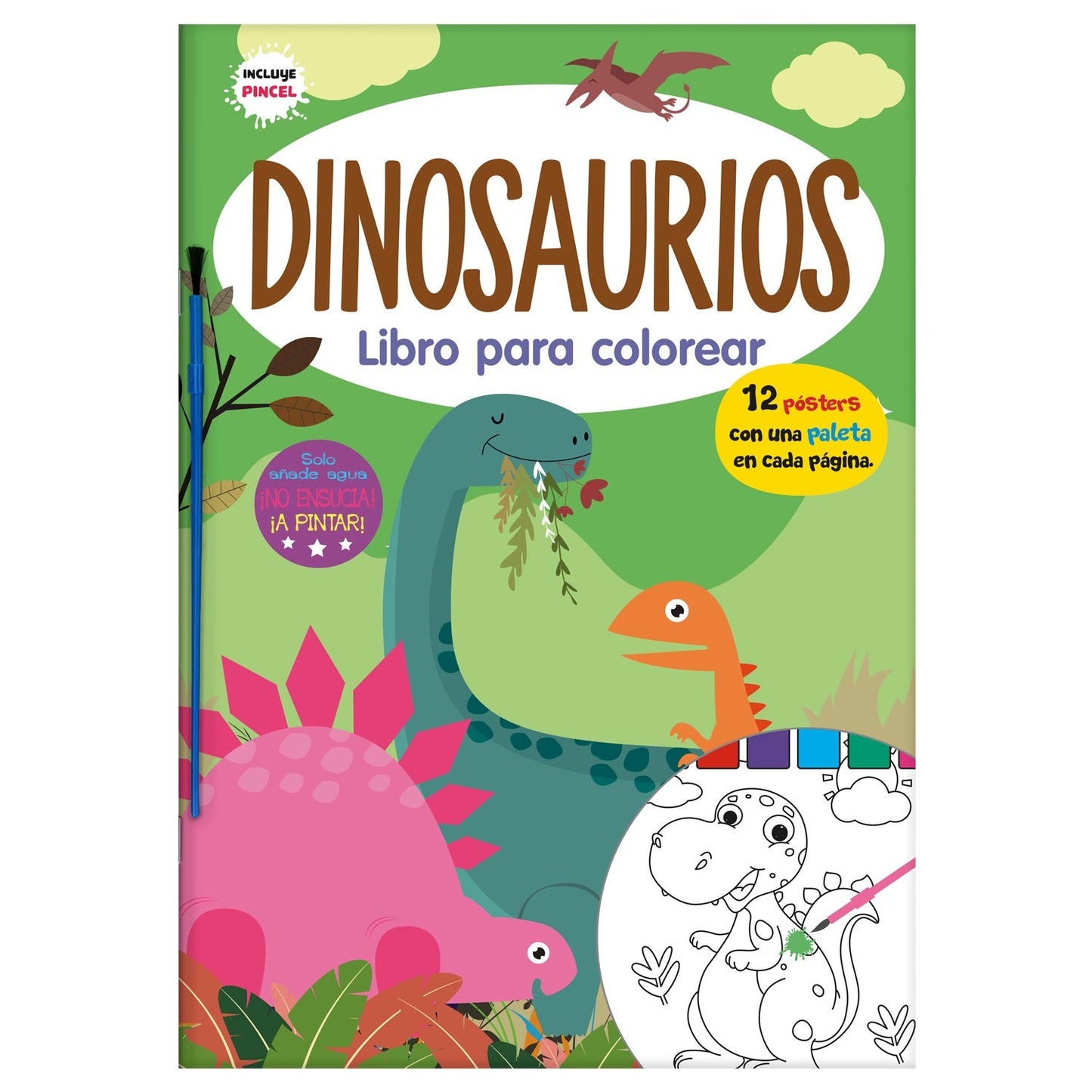 Dinosaurios Libro para Colorear