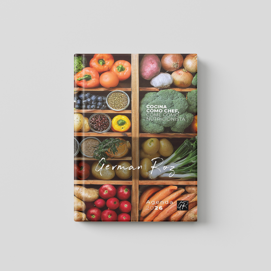 PREVENTA - AGENDA 2026 Germán Roz - "Cocina como Chef. Come como nutricionista"