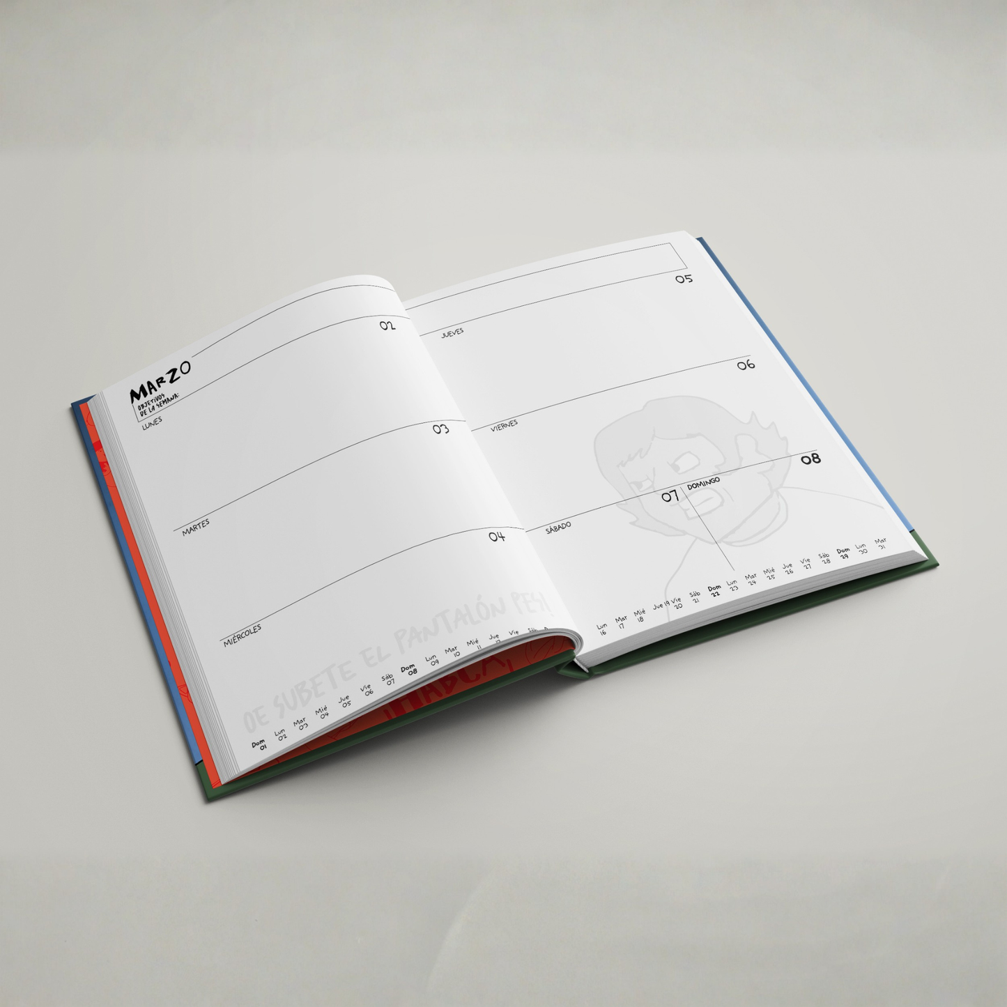 PREVENTA - AGENDA 2026 "FREDY el Cuy Interdimensional"