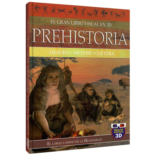 Gran Libro visual en 3D Prehistoria
