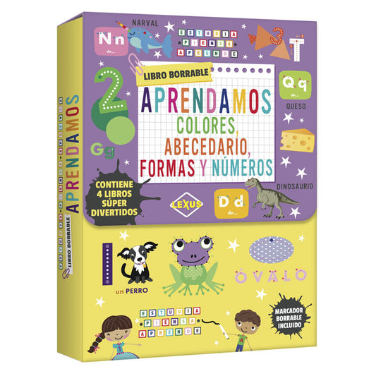 Aprendamos Colores, Abecedario, Formas y Números