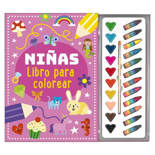 Niñas Libro para Colorear