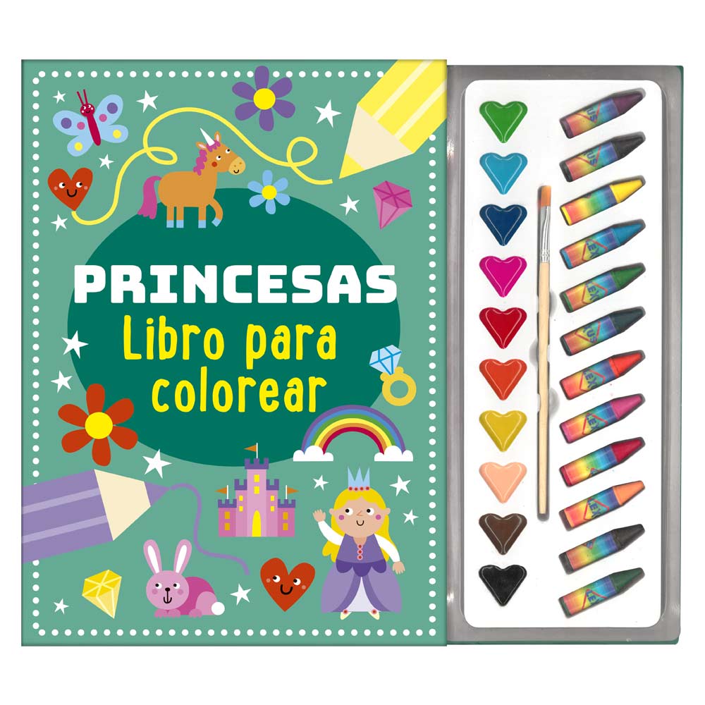 Princesas Libro para Colorear