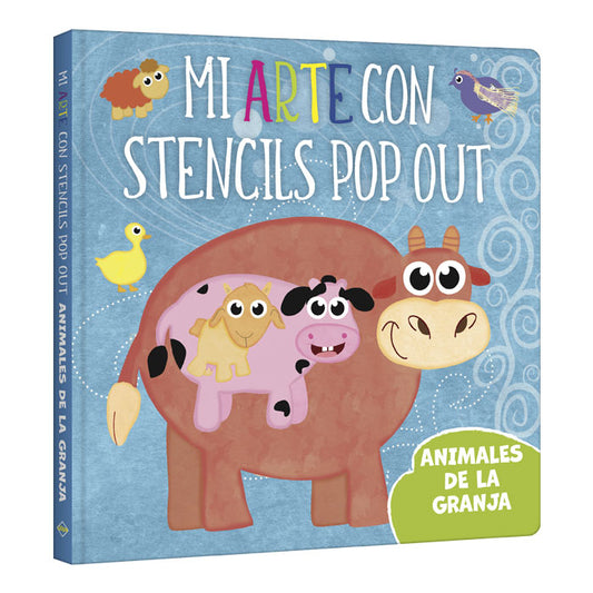 Stencil Pop Out Animales Granja