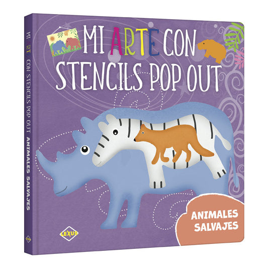 Stencil Pop Out Animales Salvajes