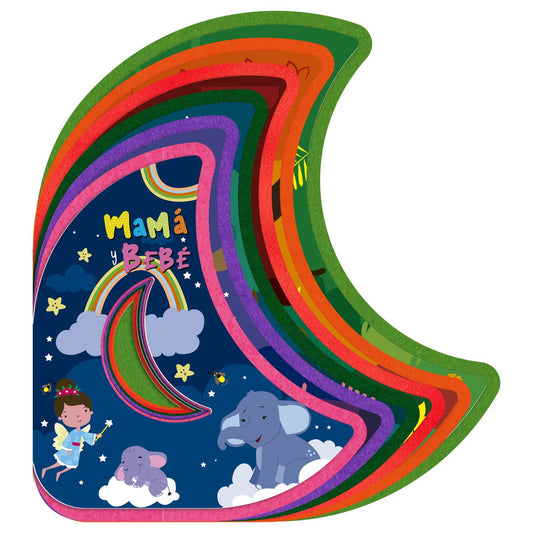 Mamá y Bebé - Libro de Fieltro