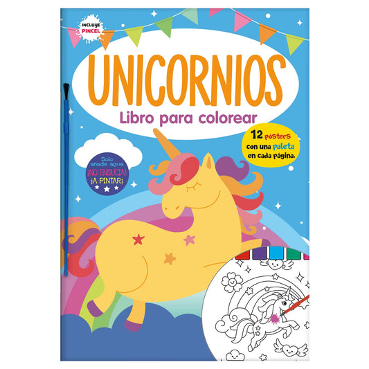 Unicornios Libro para Colorear