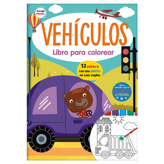 Vehículos Libro para Colorear
