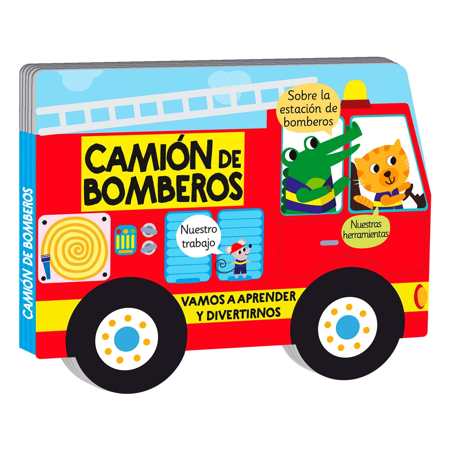 Camión de Bomberos - Levanta Tapitas