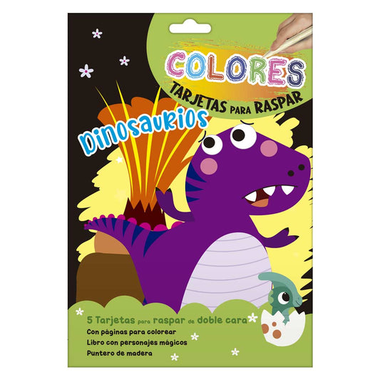 Dinosaurios - Tarjetas para Raspar